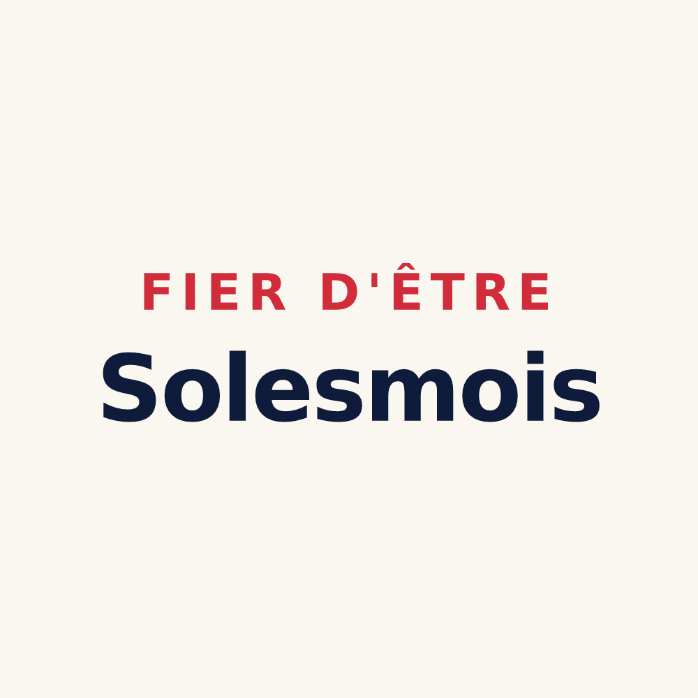 Tasse « Fier d'être Solesmois » — design pour Solesmes