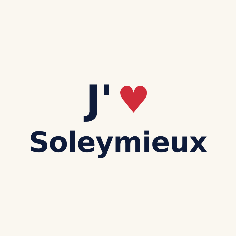 Tasse personnalisée Soleymieux — design J'aime Soleymieux