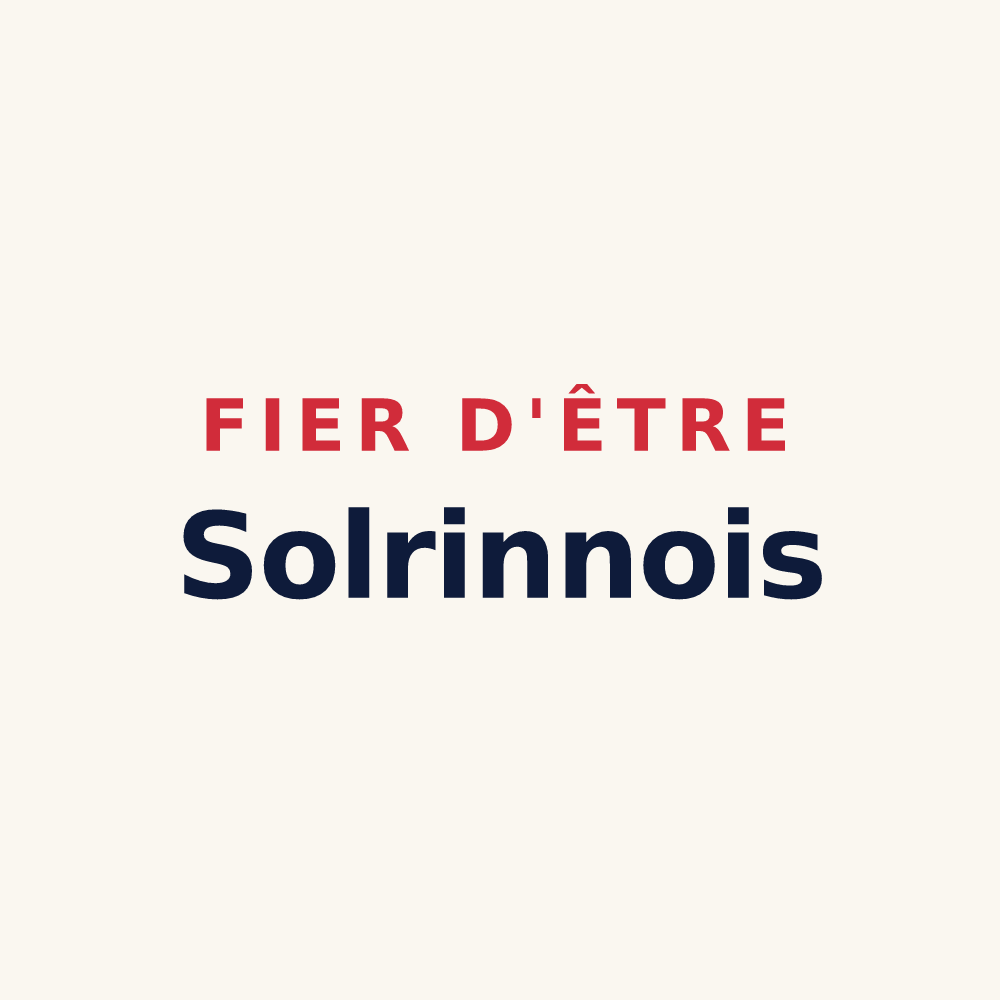 Tasse « Fier d'être Solrinnois » — design pour Solrinnes