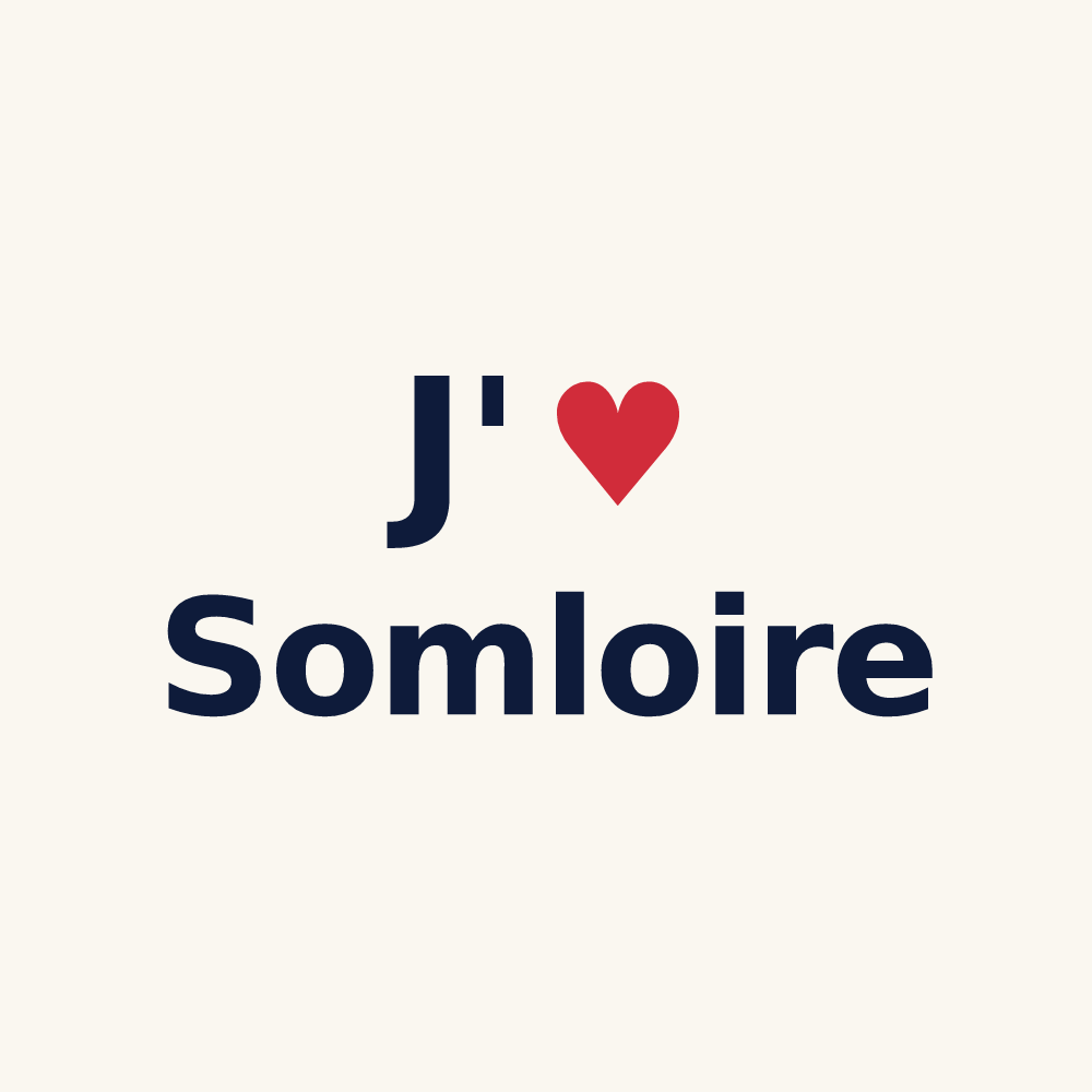 Tasse personnalisée Somloire — design J'aime Somloire