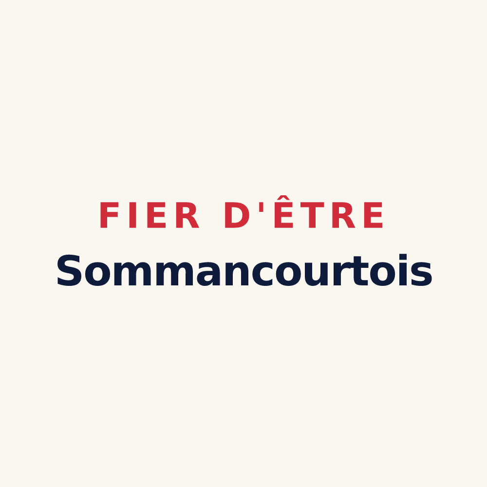 Tasse « Fier d'être Sommancourtois » — design pour Sommancourt