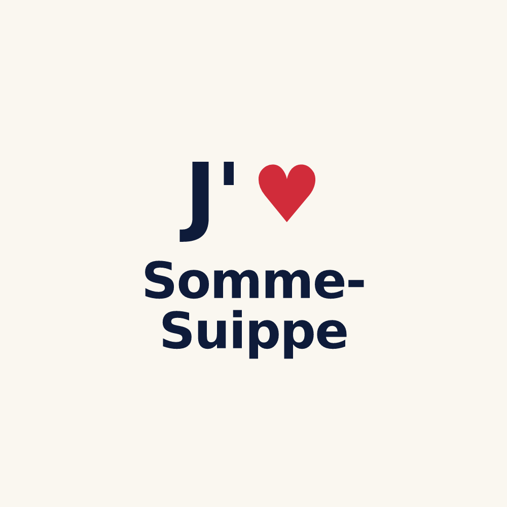Tasse personnalisée Somme-Suippe — design J'aime Somme-Suippe