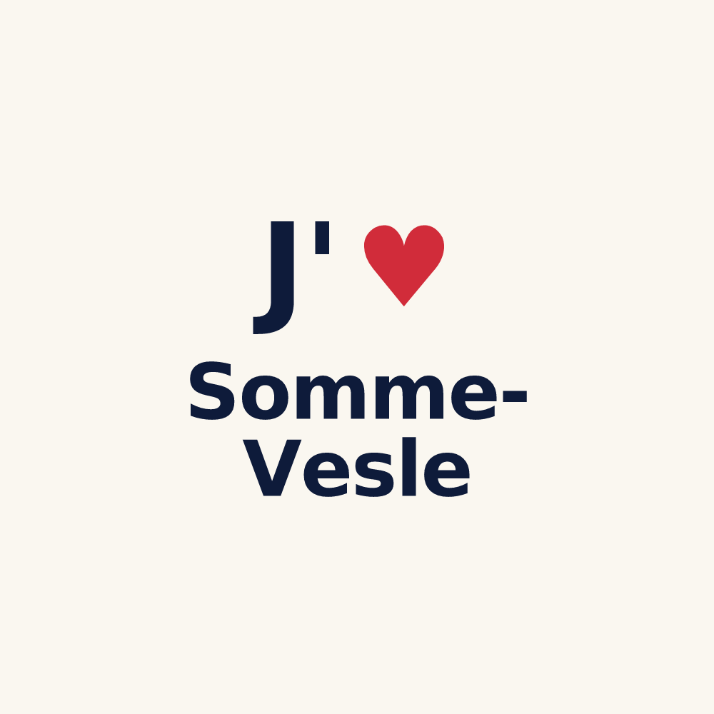 Tasse personnalisée Somme-Vesle — design J'aime Somme-Vesle