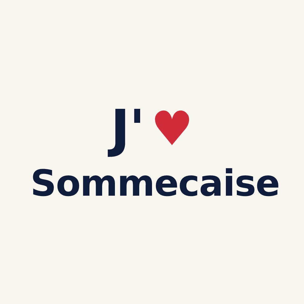 Tasse personnalisée Sommecaise — design J'aime Sommecaise