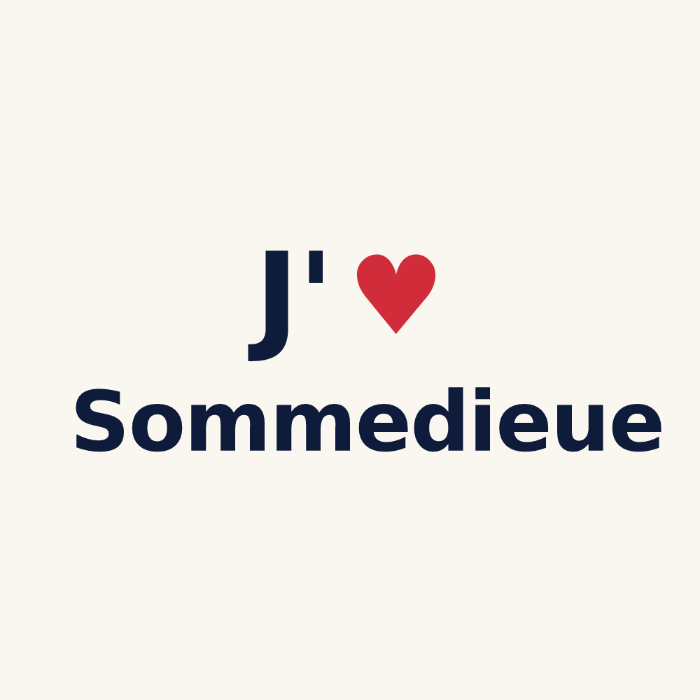 Tasse personnalisée Sommedieue — design J'aime Sommedieue