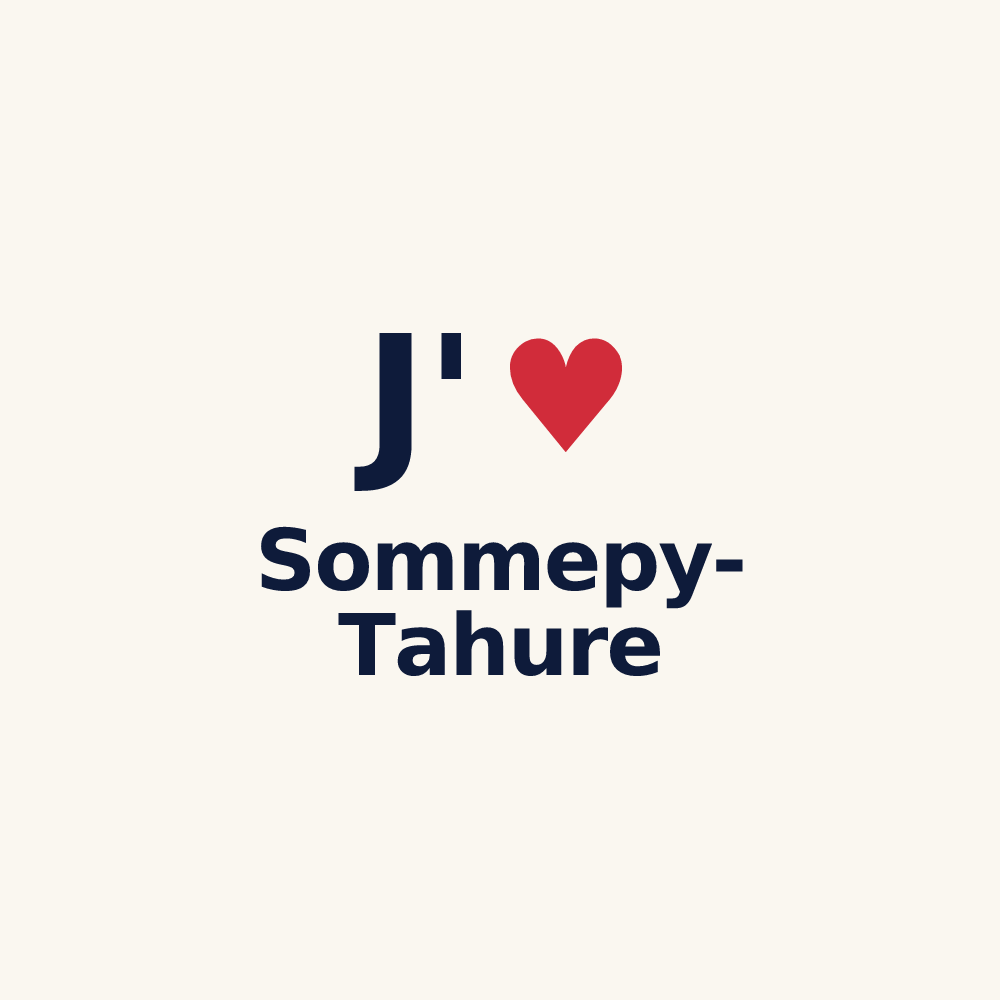 Tasse personnalisée Sommepy-Tahure — design J'aime Sommepy-Tahure