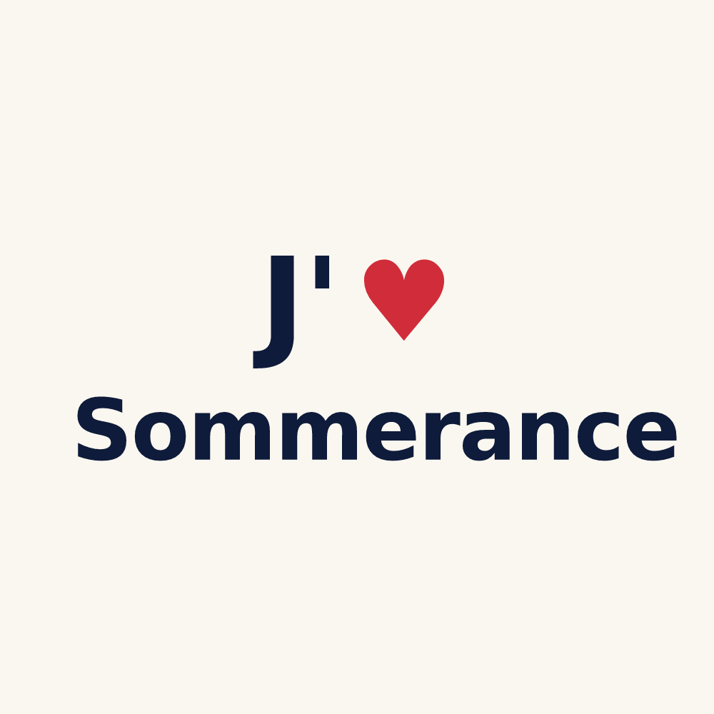 Tasse personnalisée Sommerance — design J'aime Sommerance