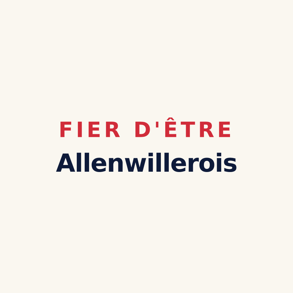 Tasse « Fier d'être Allenwillerois » — design pour Sommerau