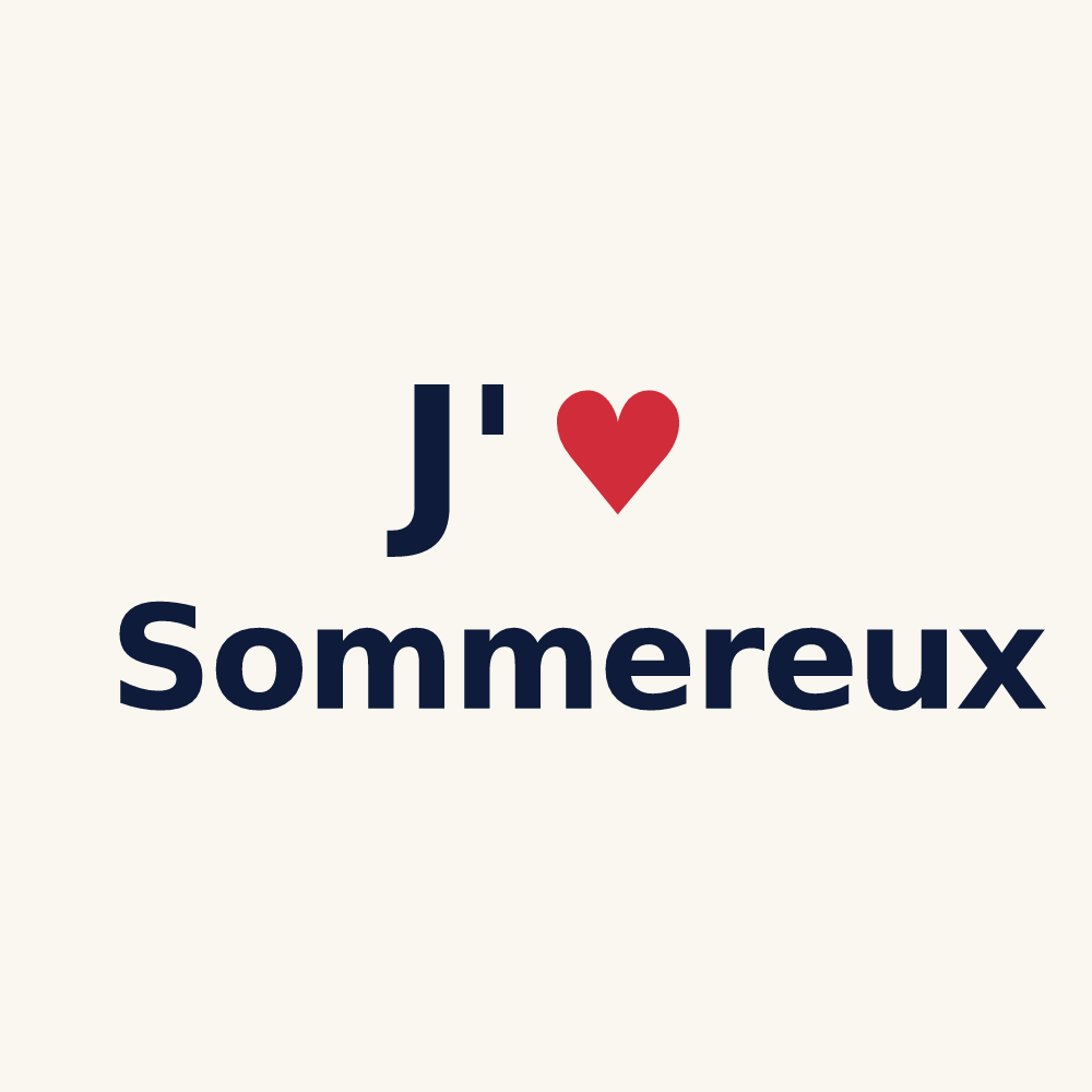 Tasse personnalisée Sommereux — design J'aime Sommereux