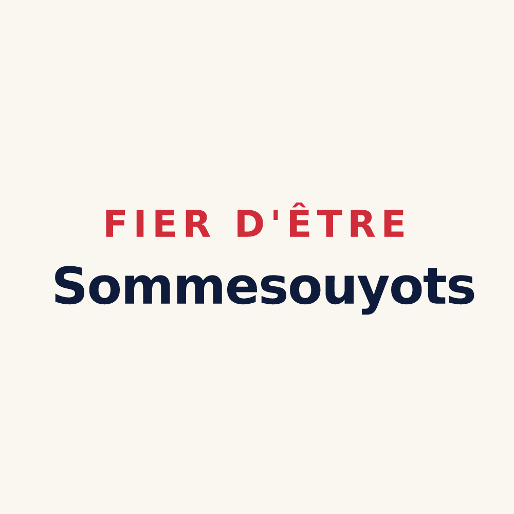 Tasse « Fier d'être Sommesouyots » — design pour Sommesous