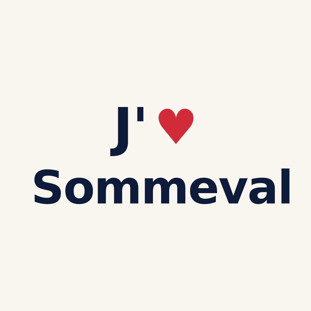 Tasse personnalisée Sommeval — design J'aime Sommeval