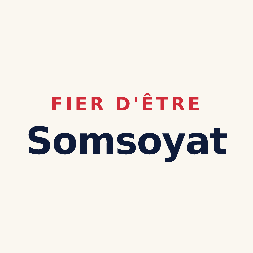 Tasse « Fier d'être Somsoyat » — design pour Somsois