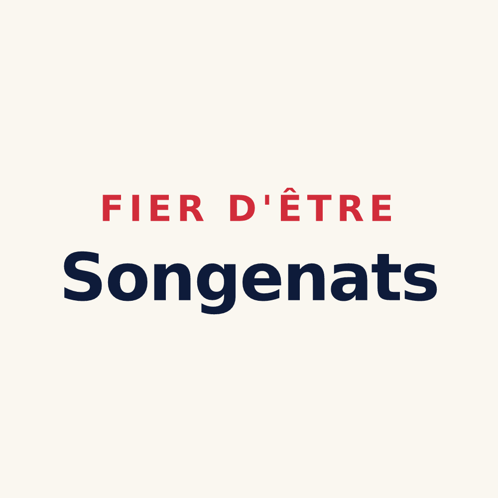 Tasse « Fier d'être Songenats » — design pour Songy