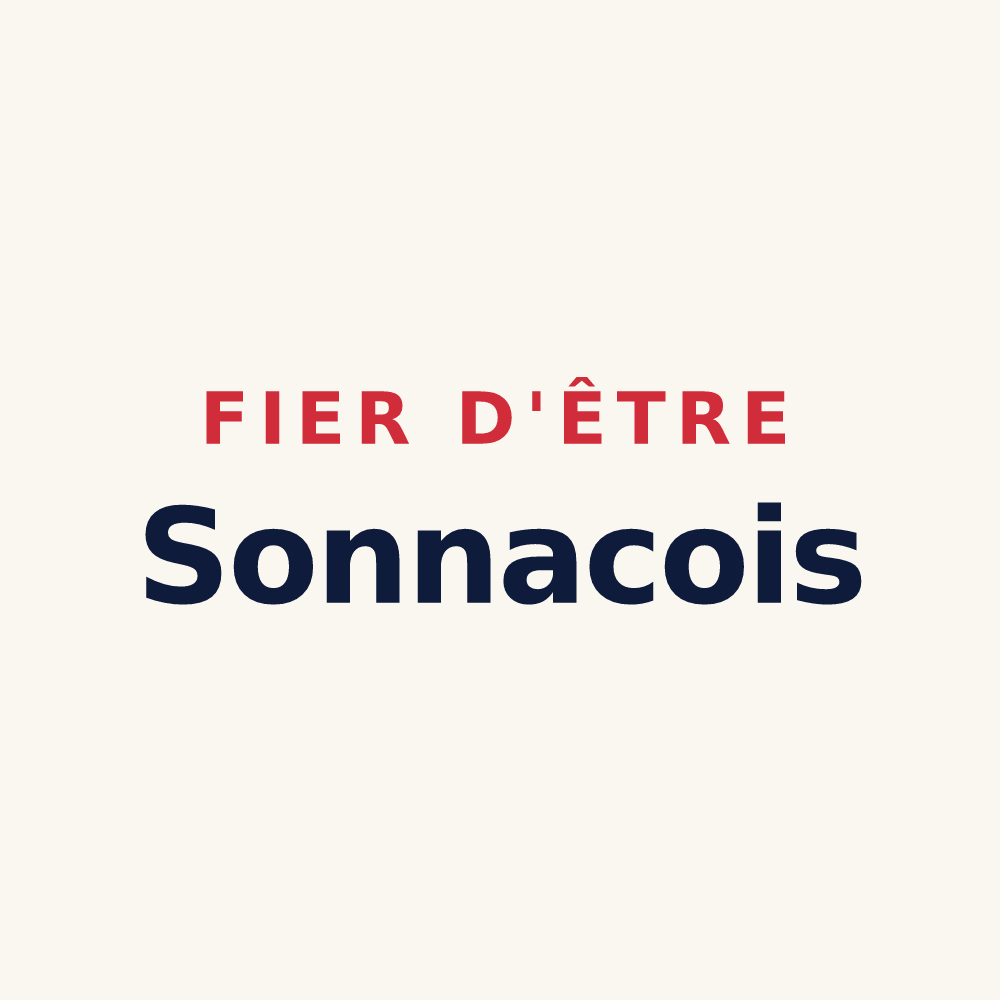Tasse « Fier d'être Sonnacois » — design pour Sonnac