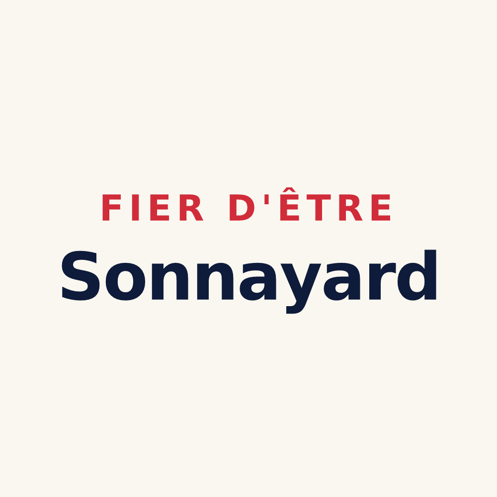 Tasse « Fier d'être Sonnayard » — design pour Sonnay
