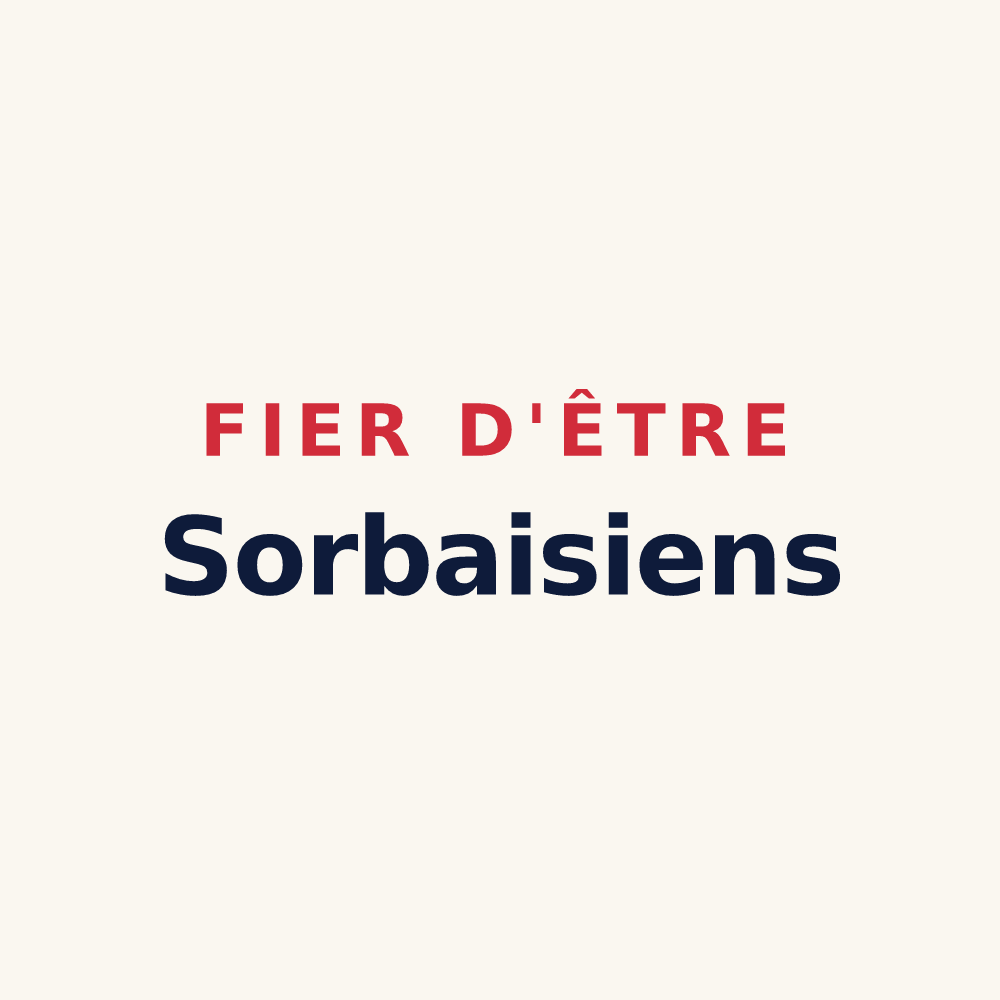 Tasse « Fier d'être Sorbaisiens » — design pour Sorbais