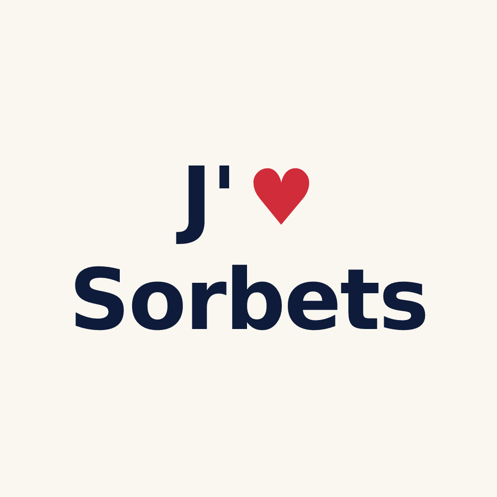 Tasse personnalisée Sorbets — design J'aime Sorbets