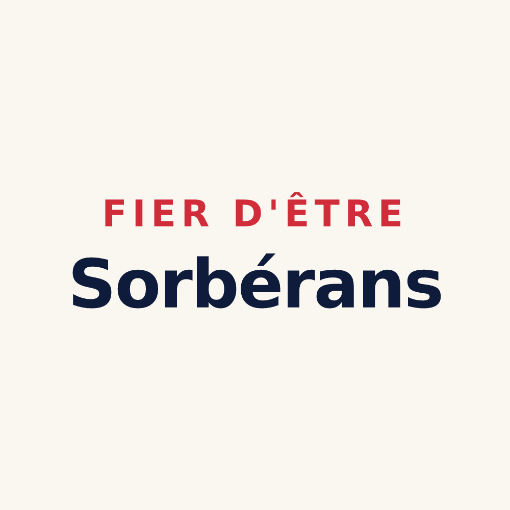 Tasse « Fier d'être Sorbérans » — design pour Sorbiers