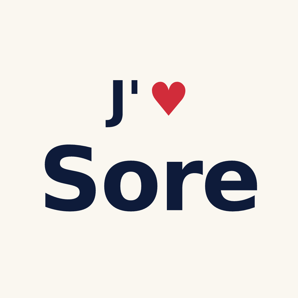 Tasse personnalisée Sore — design J'aime Sore