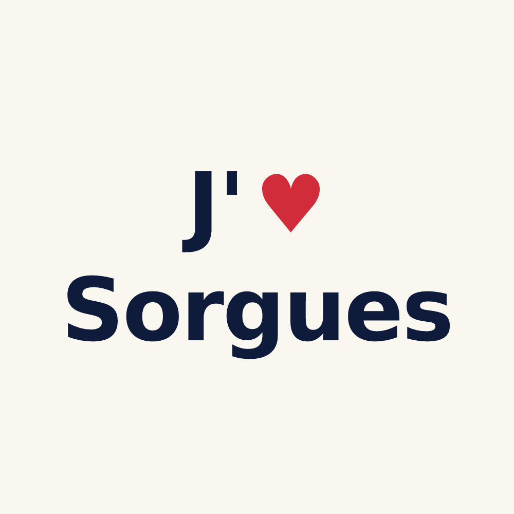 Tasse personnalisée Sorgues — design J'aime Sorgues