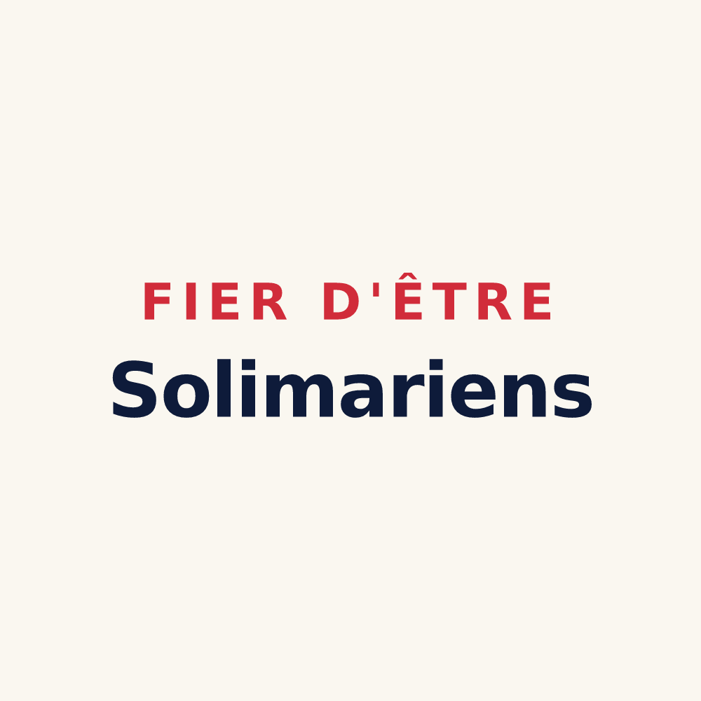 Tasse « Fier d'être Solimariens » — design pour Sormery