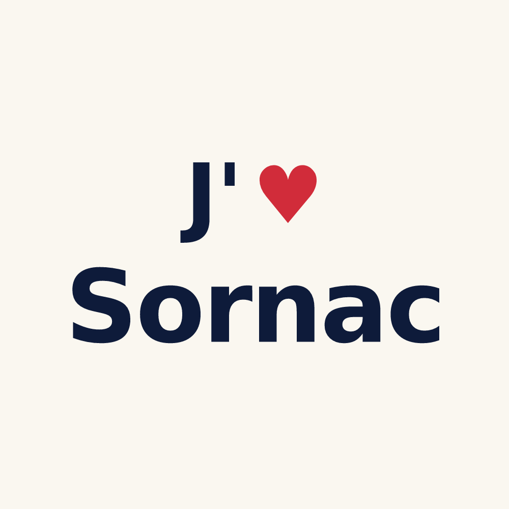 Tasse personnalisée Sornac — design J'aime Sornac