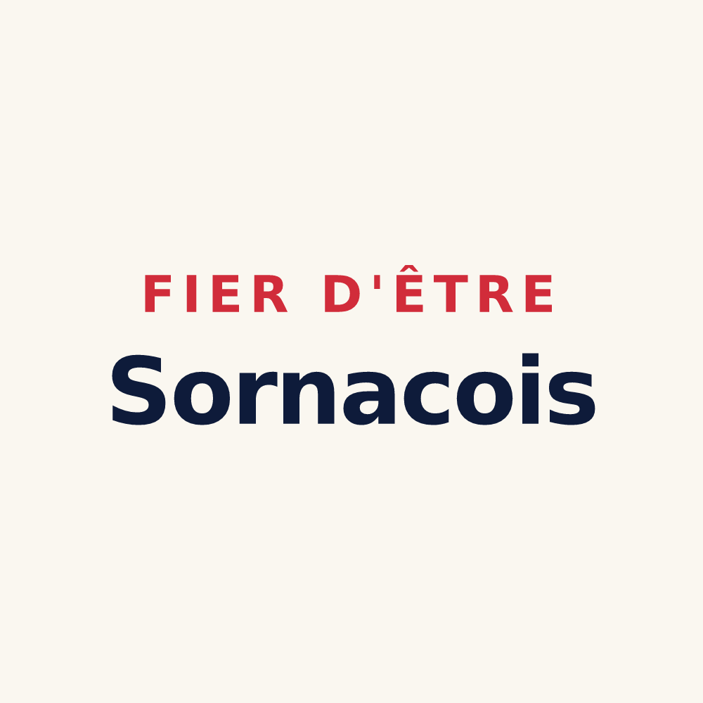 Tasse « Fier d'être Sornacois » — design pour Sornac