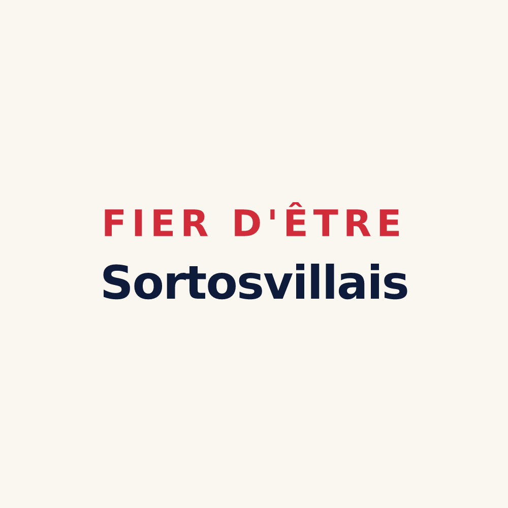 Tasse « Fier d'être Sortosvillais » — design pour Sortosville