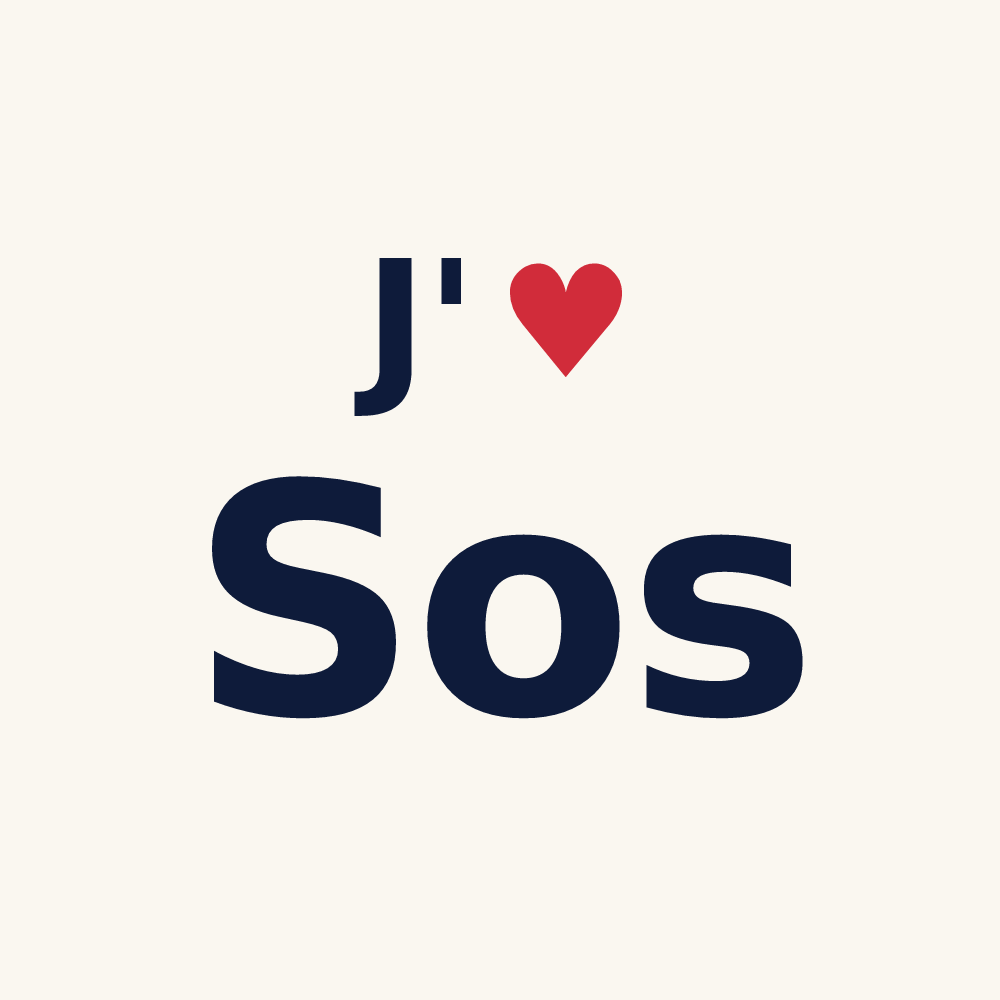 Tasse personnalisée Sos — design J'aime Sos