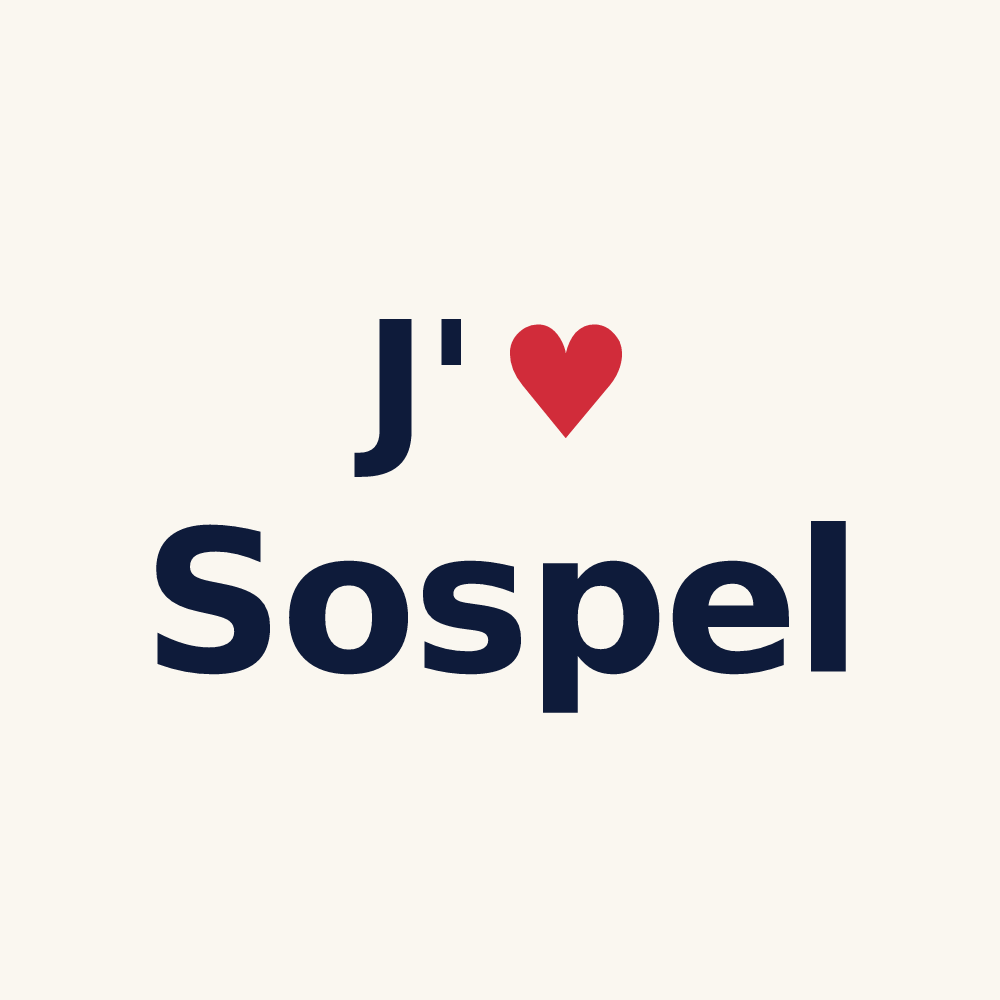 Tasse personnalisée Sospel — design J'aime Sospel