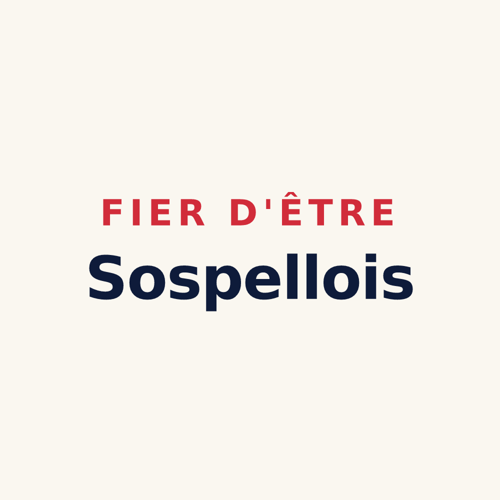 Tasse « Fier d'être Sospellois » — design pour Sospel