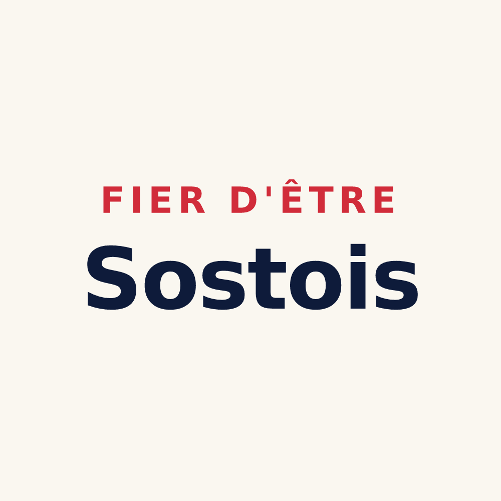 Tasse « Fier d'être Sostois » — design pour Sost