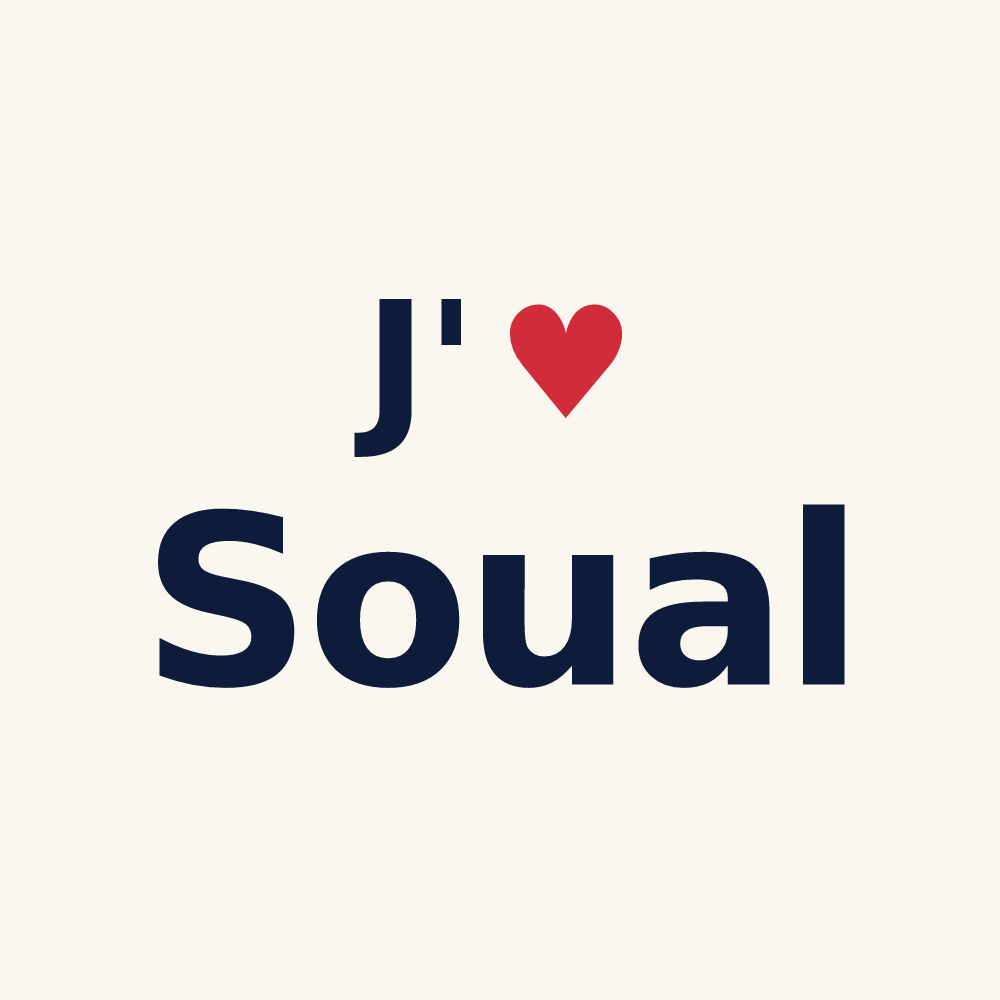 Tasse personnalisée Soual — design J'aime Soual