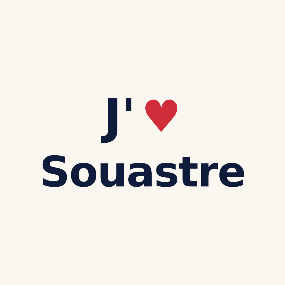 Tasse personnalisée Souastre — design J'aime Souastre