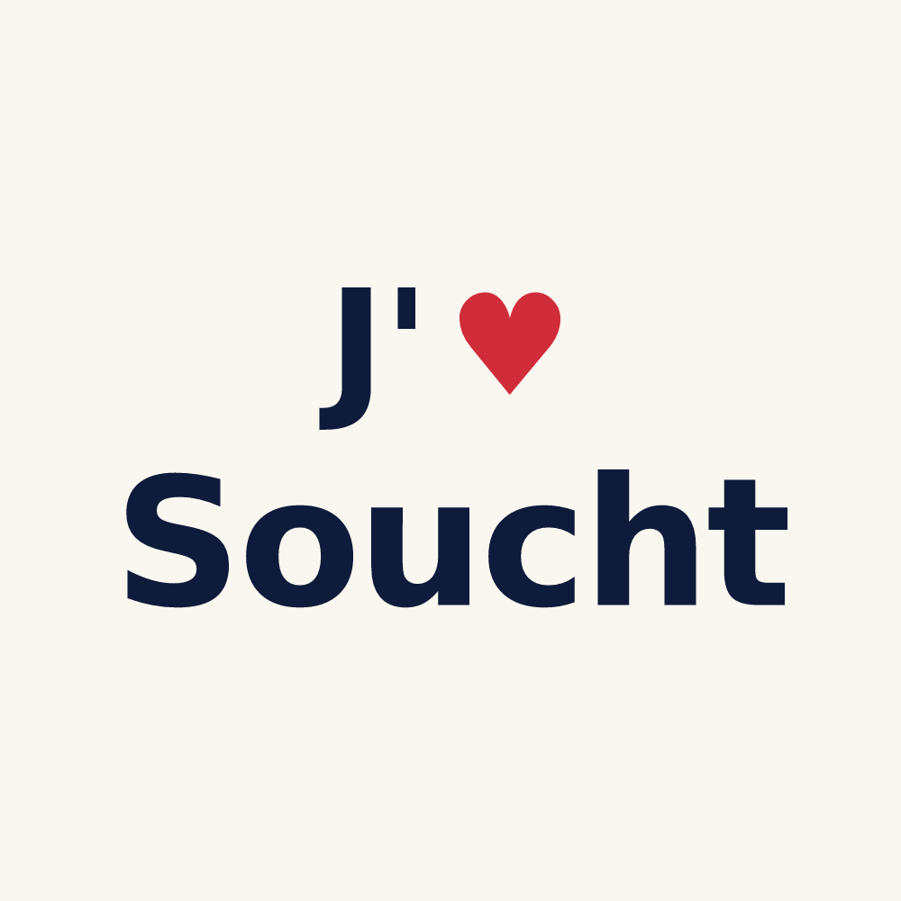 Tasse personnalisée Soucht — design J'aime Soucht