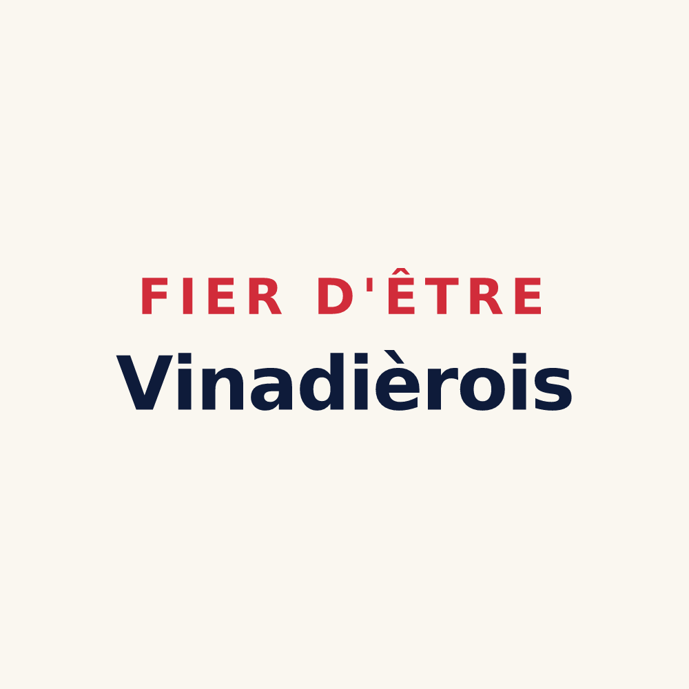 Tasse « Fier d'être Vinadièrois » — design pour Soudaine-Lavinadière