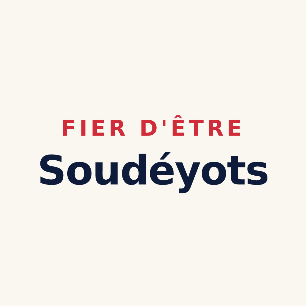 Tasse « Fier d'être Soudéyots » — design pour Soudé