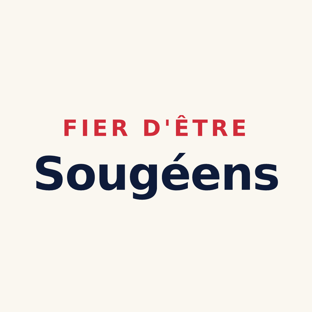 Tasse « Fier d'être Sougéens » — design pour Sougé