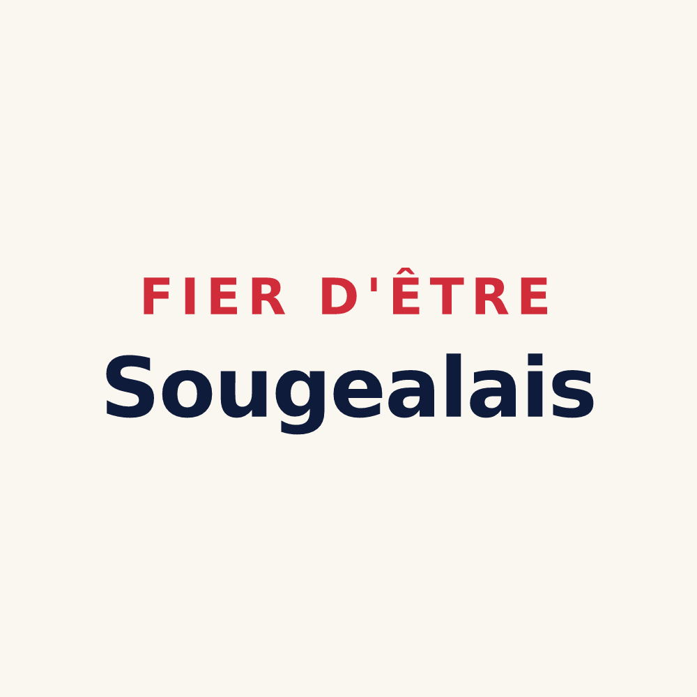 Tasse « Fier d'être Sougealais » — design pour Sougeal
