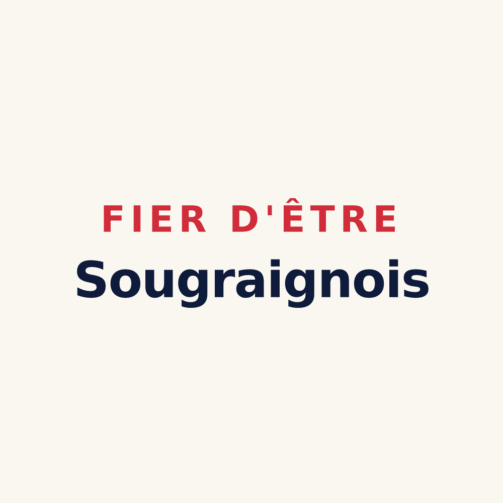 Tasse « Fier d'être Sougraignois » — design pour Sougraigne
