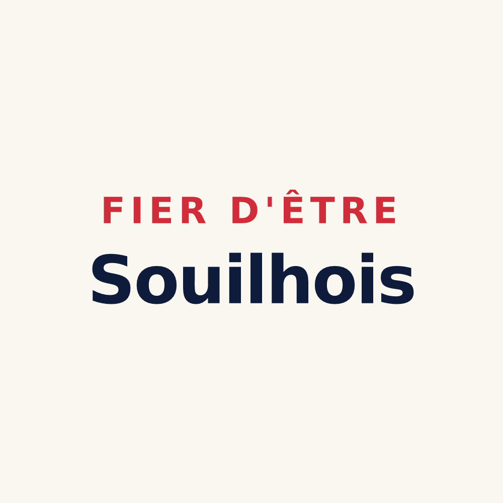 Tasse « Fier d'être Souilhois » — design pour Souilhe