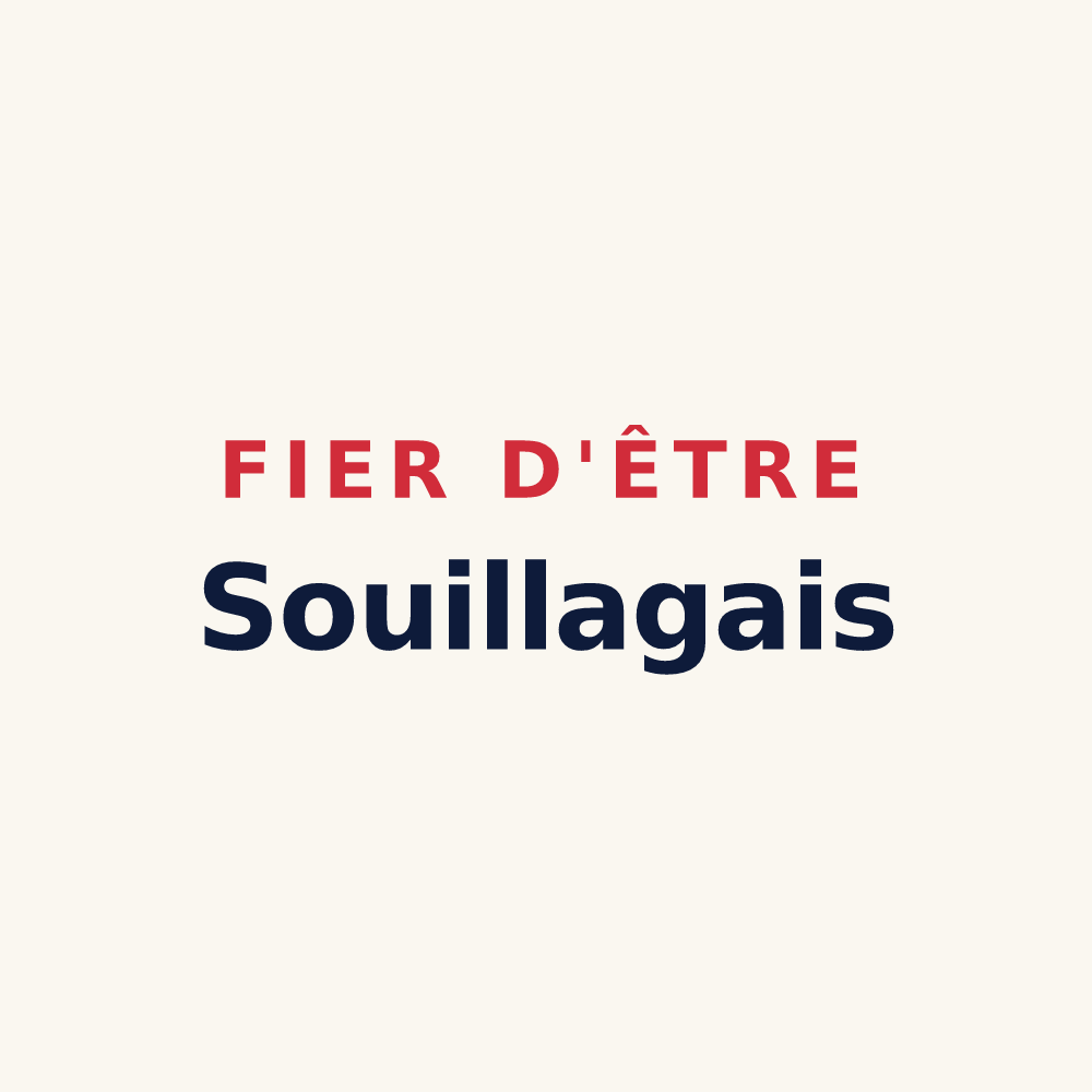 Tasse « Fier d'être Souillagais » — design pour Souillac