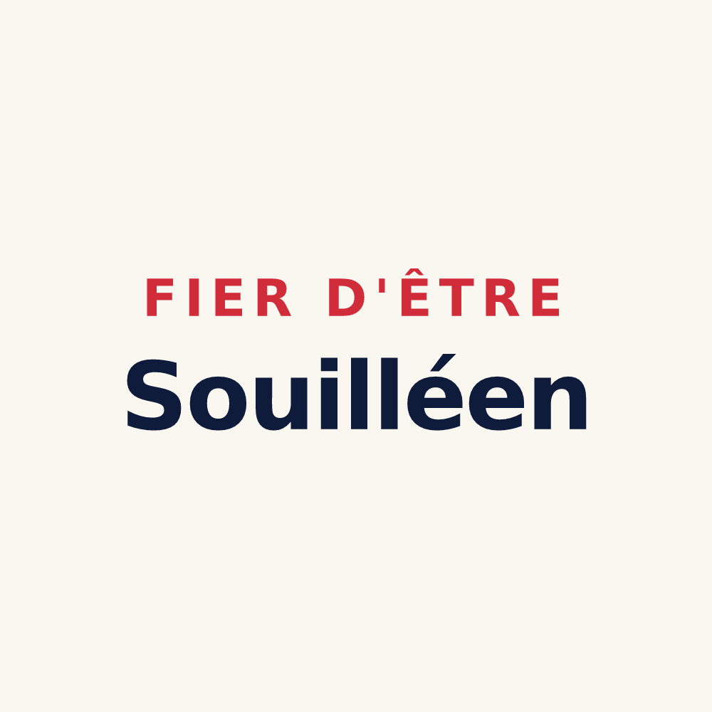 Tasse « Fier d'être Souilléen » — design pour Souillé