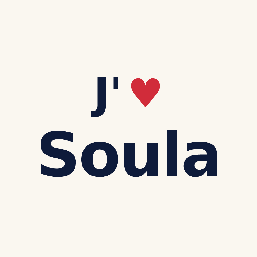 Tasse personnalisée Soula — design J'aime Soula