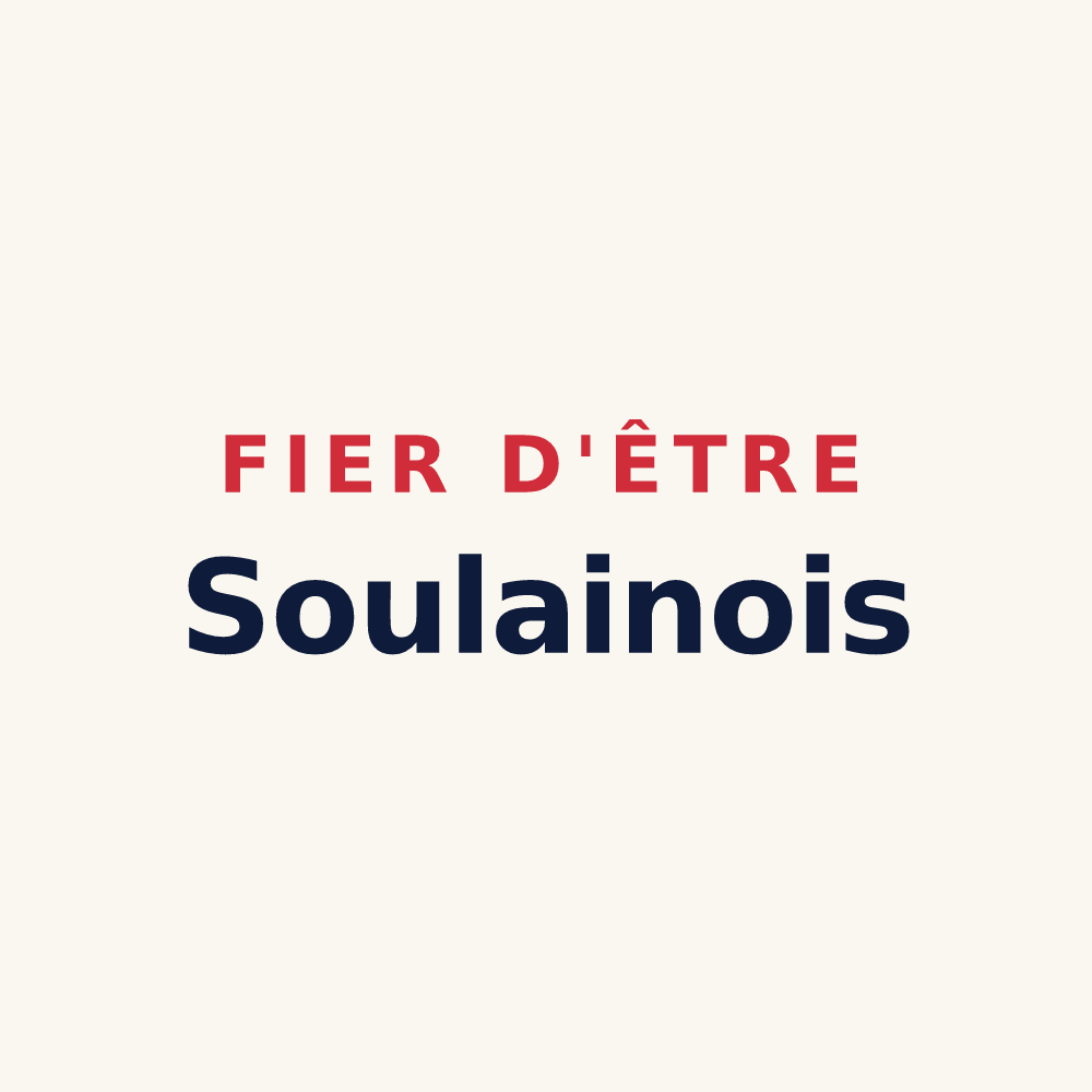 Tasse « Fier d'être Soulainois » — design pour Soulaines-sur-Aubance