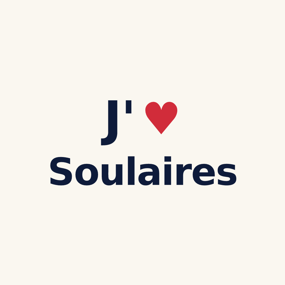 Tasse personnalisée Soulaires — design J'aime Soulaires