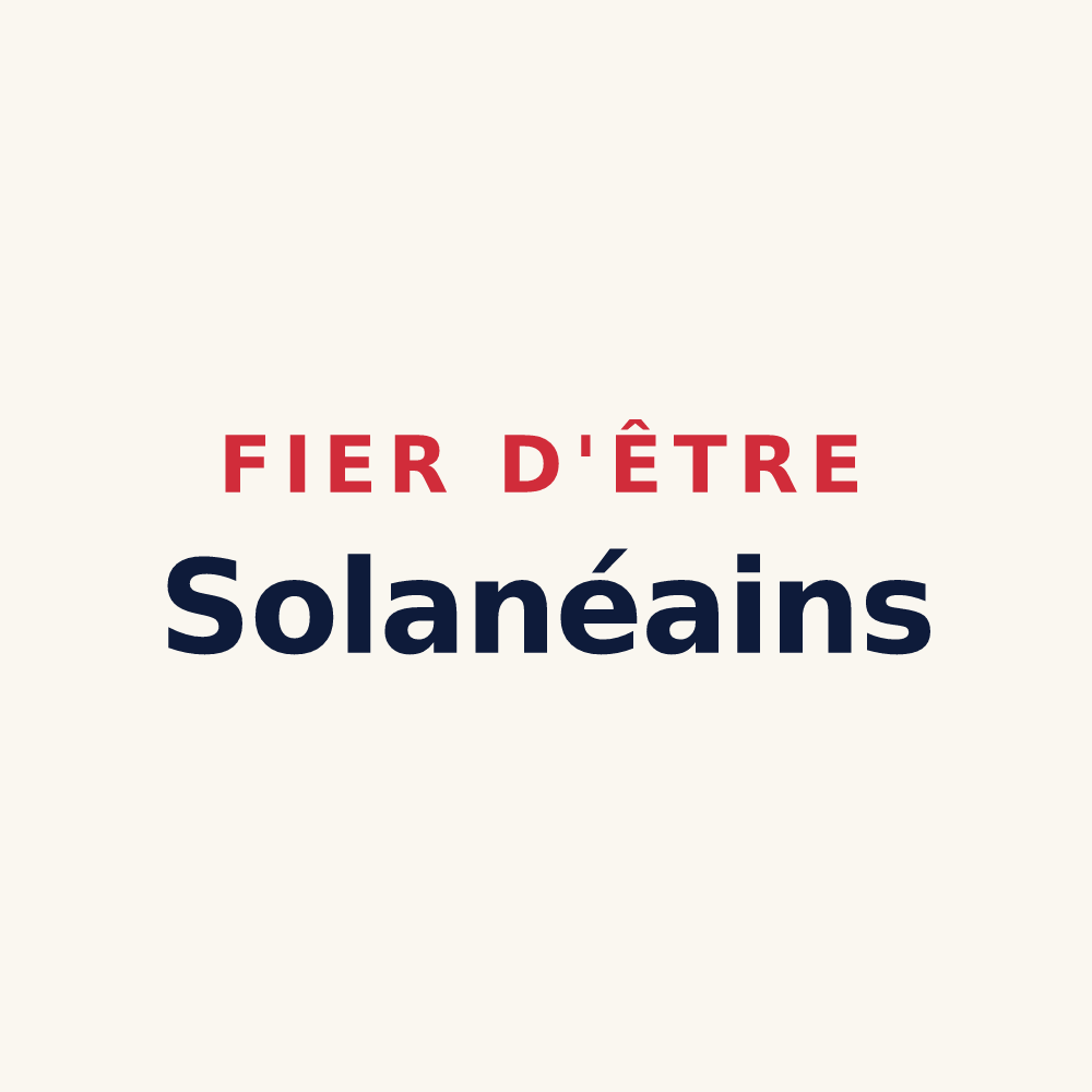 Tasse « Fier d'être Solanéains » — design pour Soulangy