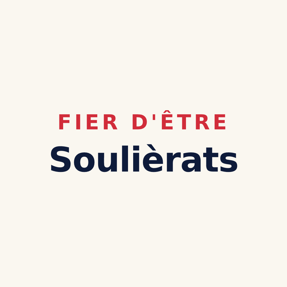 Tasse « Fier d'être Soulièrats » — design pour Soulières