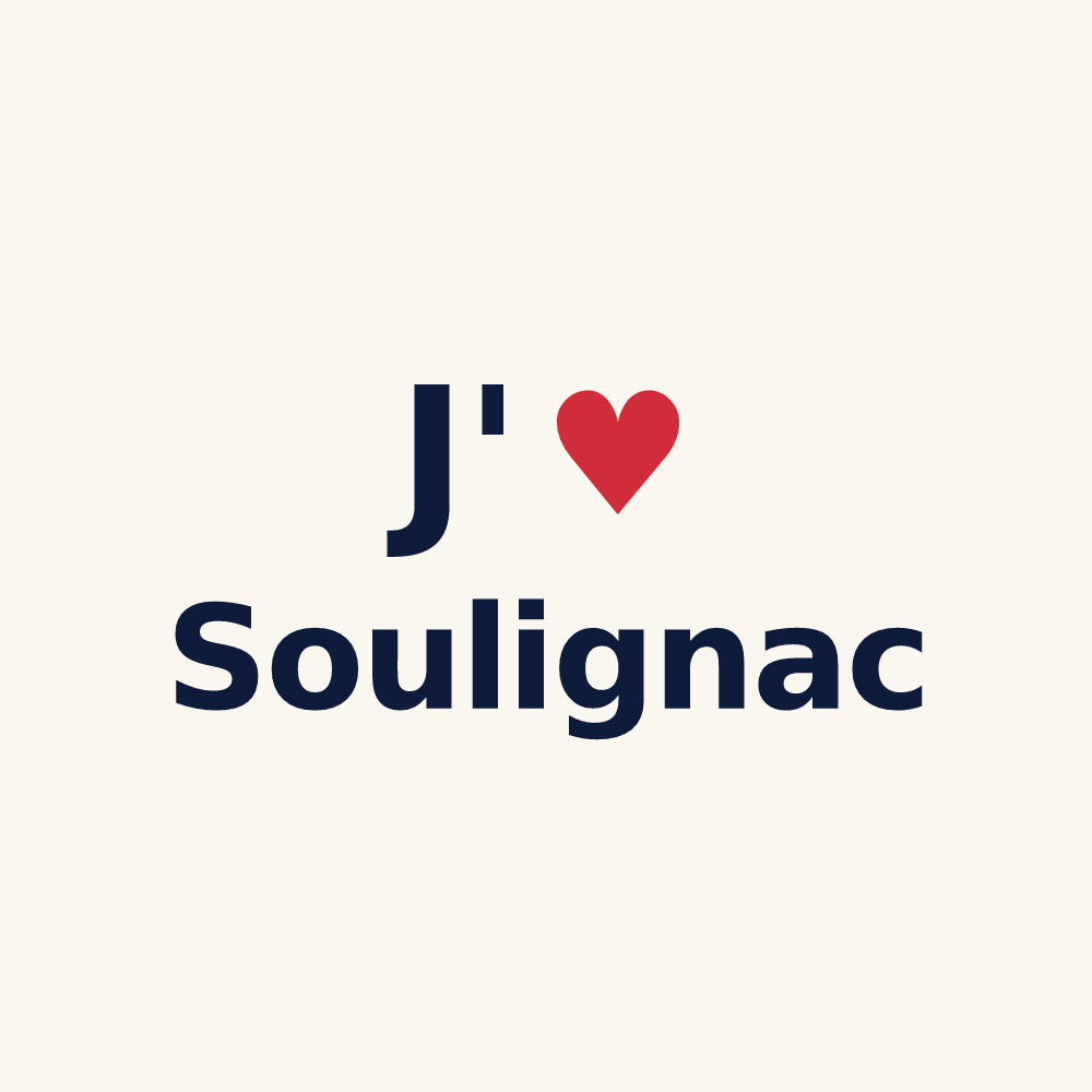 Tasse personnalisée Soulignac — design J'aime Soulignac