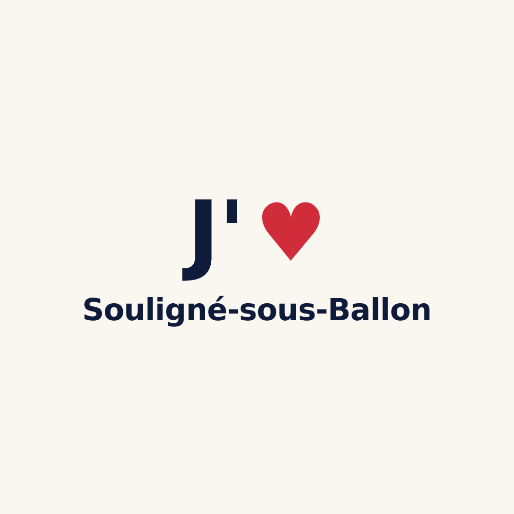 Tasse personnalisée Souligné-sous-Ballon — design J'aime Souligné-sous-Ballon